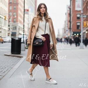 Seychelles Metallic Silver Loafers